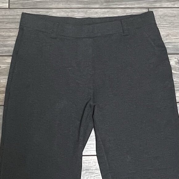 Quince Career Pant Charcoal Grey Women Small Stretch Pull On 28 Waist Wide Leg - Picture 2 of 11